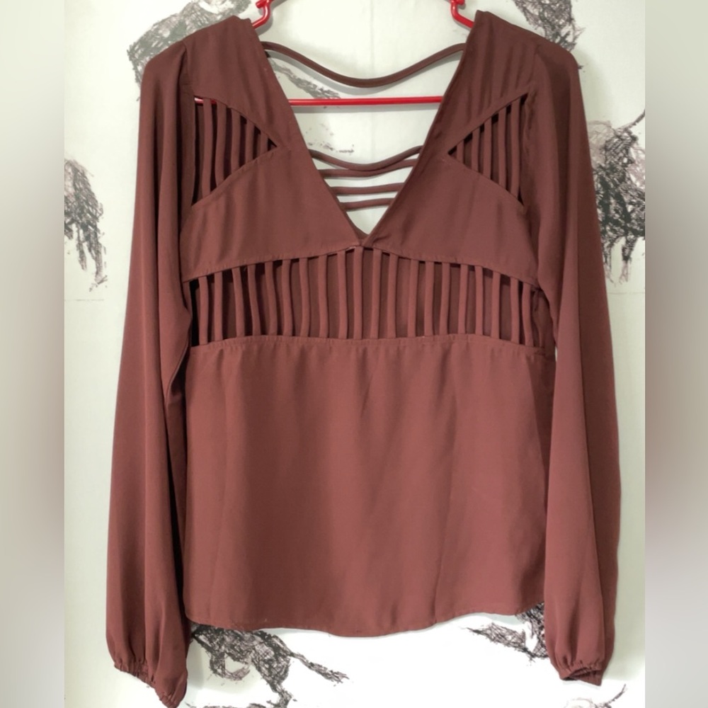 BKE Maroon Dress Shirt